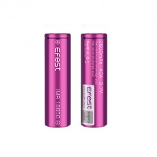 Efest IMR18650 2600mah 40A with flat top battery